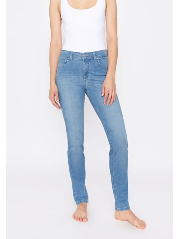 ANGELS  Slim Fit Jeans Jeans Skinny mit Organic Cotton in hellblau