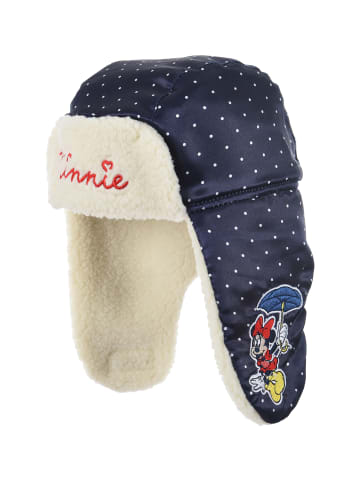 Disney Minnie Mouse Wintermütze Piloten in Dunkel-Blau