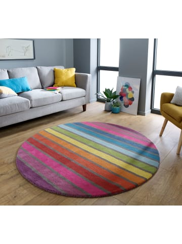 KADIMA DESIGN Premium Wollteppich in bunten Farben
