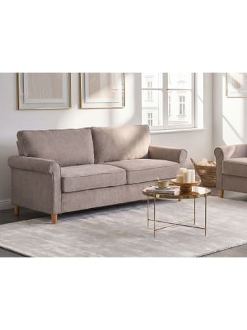 Beliani 3-Sitzer Sofa RONNEBY in Braun - (W) 190 x (H) 88 x (L) 78 cm