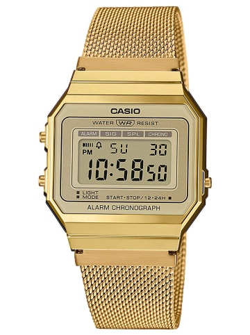 Casio Vintage Damen-Digitaluhr Anthrazit / Gold