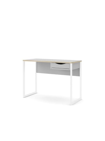 ebuy24 Schreibtisch Fula Weiß 110 x 48 cm