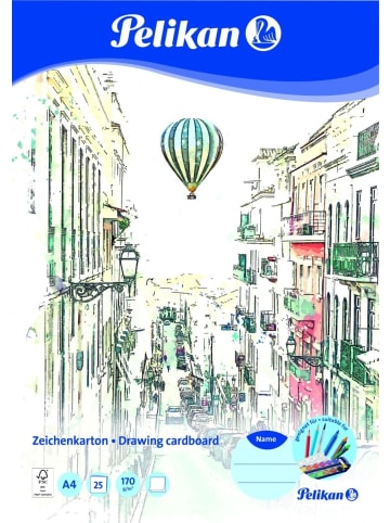 Pelikan Zeichenblock A4 170g/qm 25 Blatt