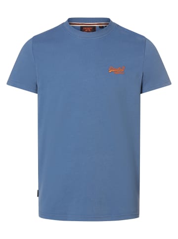 Superdry T-Shirt in blau
