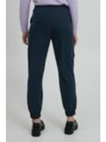 b. young BYDANTA CUFF PANTS 2 - HEAVY WOVEN Regular fit in Total Eclipse