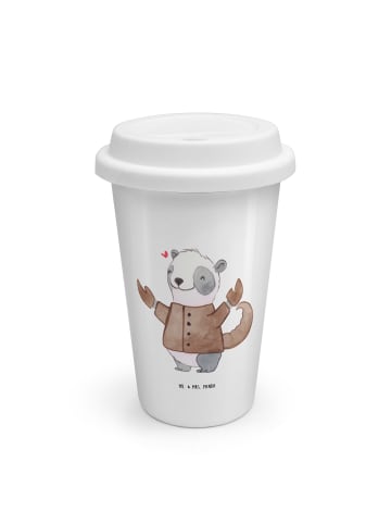 Mr. & Mrs. Panda Thermobecher Skorpion Astrologie ohne Spruch in Weiß