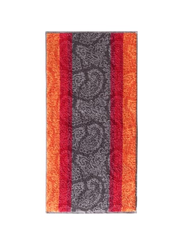 Erwin Müller Frottier, Jacquard Handtuch 2er-Pack Paisley in orange