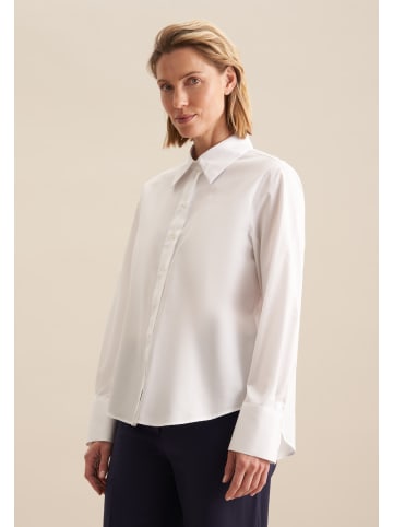 Seidensticker Hemdbluse Regular in Weiß