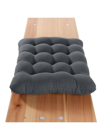 Butlers Butlers Bierbank-Sitzkissen SOLID in Grau