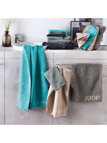 JOOP! Jacquard Handtuch Classic Doubleface in beige