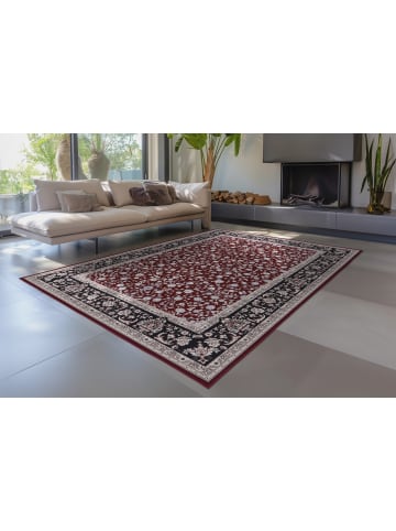 Vivorum Wohnzimmer Teppich – Kurzflorteppich Rocks 225 in rot