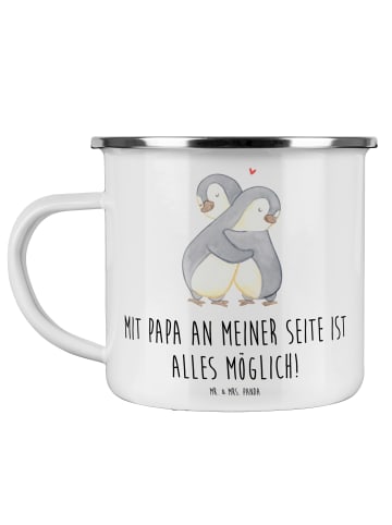Mr. & Mrs. Panda Haferl Papa Möglichmacher mit Spruch in Weiß