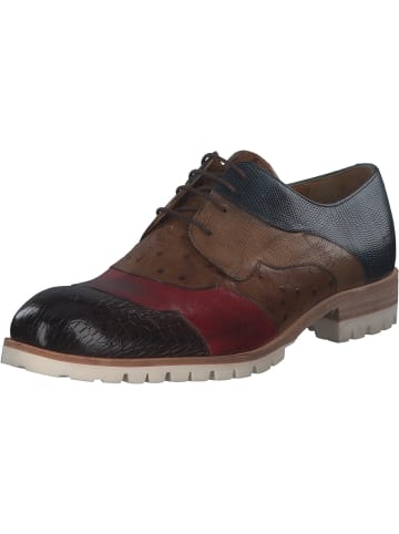 MELVIN & HAMILTON Klassische Halbschuhe in Crock mid brown Guanna burnd