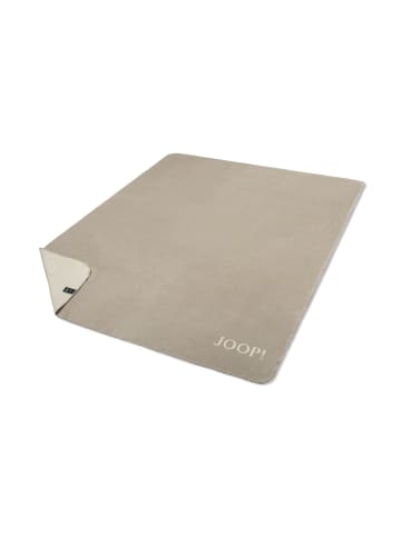 JOOP! JOOP! MELANGE-DOUBLEFACE Wohndecke 150x200 cm, Stein-Natur