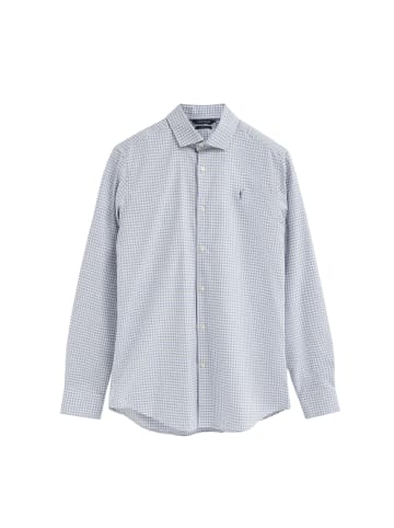 Polo Club Hemd MAN RIGBY GO VICHY LONG SLEEVE SLIM FIT in Hellblau