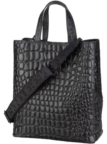 LIEBESKIND BERLIN Handtasche Paper Bag M20 Croco in Black