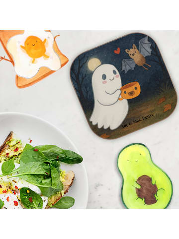 Mr. & Mrs. Panda Tassenuntersetzer Gespenst Kaffee Design ohne S... in Weiß