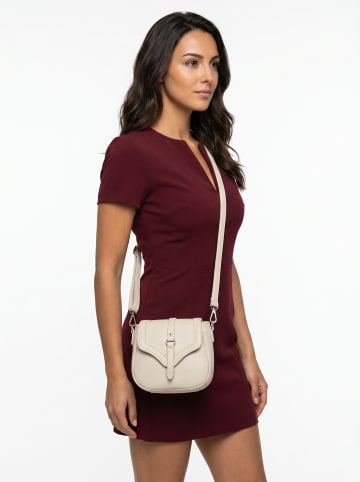 Cluty Umhängetasche echt Leder in beige