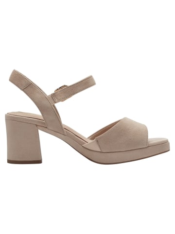 Tamaris WIDE FIT Sandalette in BEIGE SUEDE