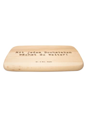 Mr. & Mrs. Panda Schneidebrett Holz Spruch Schulanfang Inspirati... in Transparent