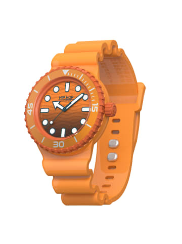 Hip Hop Analoguhr master orange