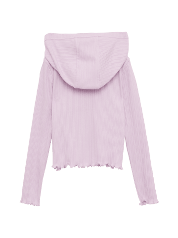s.Oliver Sweatshirt Jacke langarm in Lila