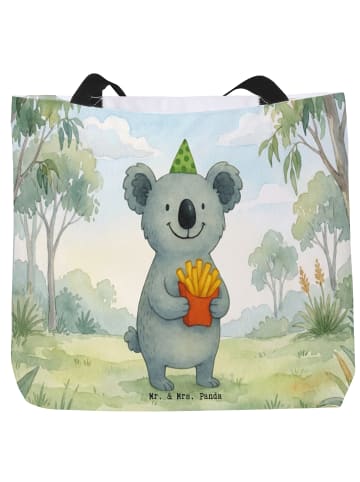 Mr. & Mrs. Panda Reisetasche Koala Pommes Design ohne Spruch in Weiß