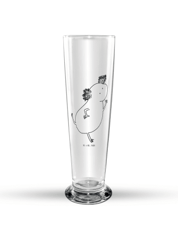 Mr. & Mrs. Panda Bierglas Axolotl Tanzen ohne Spruch in Transparent
