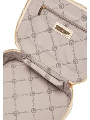Carlo Colucci Kosmetiktasche Cracogna in Creme