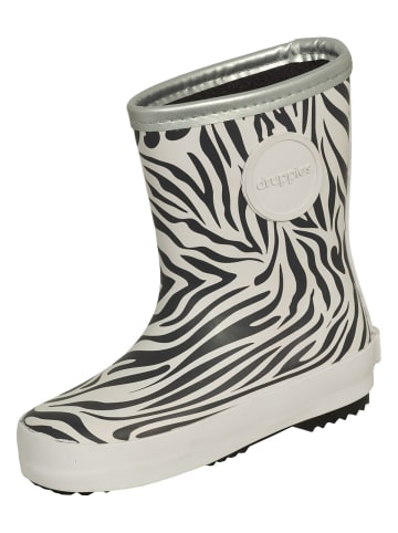 druppies Regenstiefel Kinderstiefel Nature Boot in schwarz/weiß in schwarz/weiß