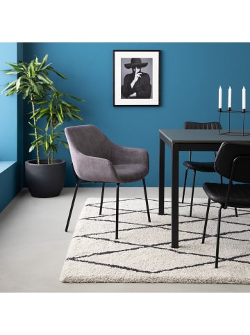 home24 Polsterstuhl Richville in Grau