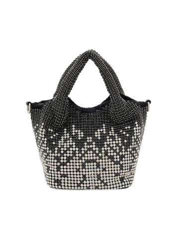 myMo at night Women Handbag in Black Silver