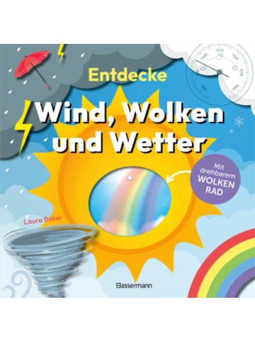Bassermann Verlag Buch - Entdecke Wind, Wolken und Wetter. Mit drehbarem Wolkenrad