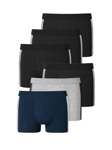 Schiesser Retro Boxer 95/5 Stretch in schwarz-multicolor