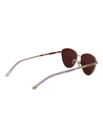 Skechers Damen Sonnenbrillen Rund Roségold