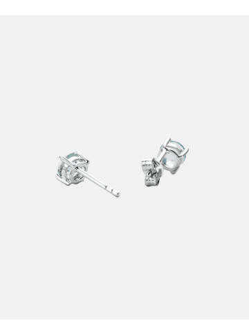 Diamant L'éternel Ohrringe aus 375 Weißgold mit Topas