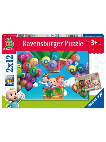 Ravensburger Ravensburger Kinderpuzzle 05628 - Lernen und Spielen - 2x12 Teile Cocomelon...