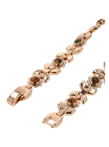 grassland Women Link Bracelet in Rose Gold Multicolor