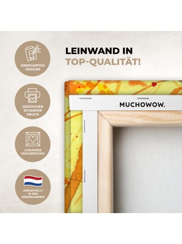 MuchoWow Leinwand bilder Herbsthirsche (BxH)