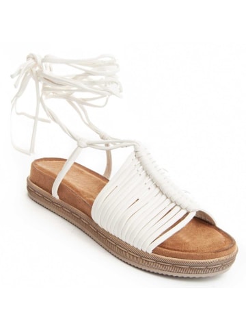 Montevita Sandalen Strips2 in Weiß