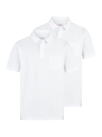 Redmond Poloshirt Basic in Weiß