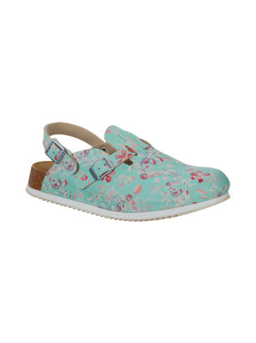 Birkenstock Clogs Kay SL in flower field mint