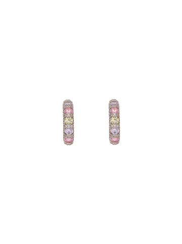 myMo Women Necklace With Beads in Rose Gold Multicolor
