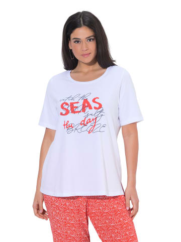 Ulla Popken Shirt in schneeweiß