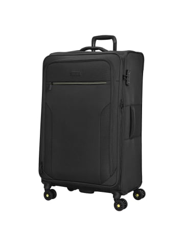 D&N Travel Line 9704 - 4-Rollen-Trolley L 78 cm erw. (dark red) in schwarz