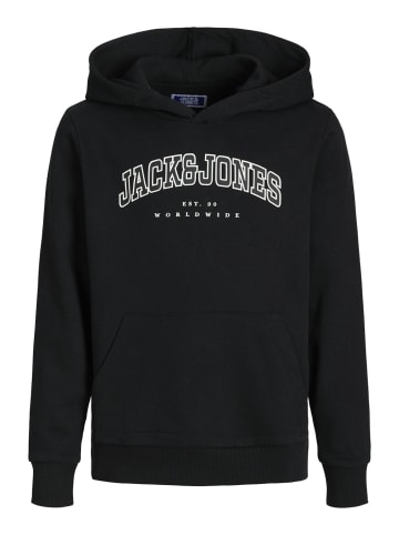 JACK & JONES Junior Hoodie 'Caleb' in schwarz