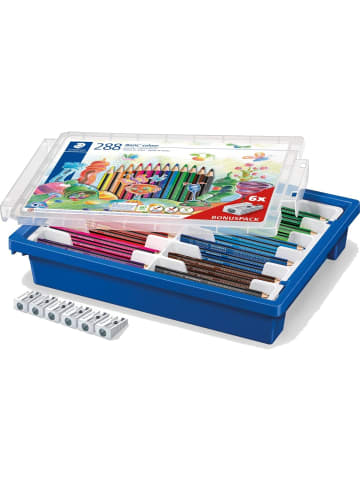 Staedtler Farbstift Noris colour ca. 3mm 12 Farben Packung mit 288 Stück + 6 S...