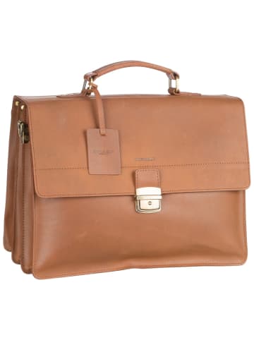Burkely Aktentasche Vintage Dean in Cognac