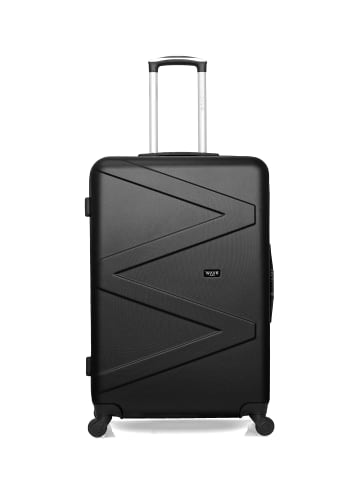 WAVE PARIS Großer Hartschalenkoffer AMAZONE in Schwarz (95L)
