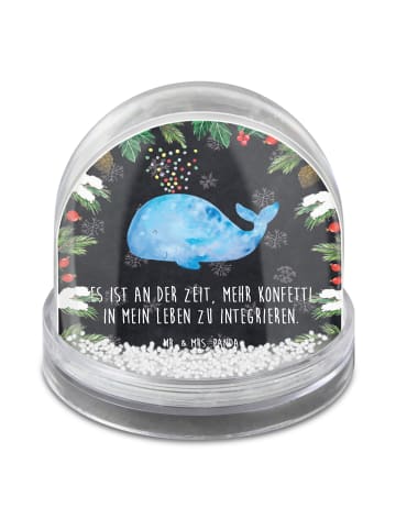 Mr. & Mrs. Panda glitzerkugel Wal Konfetti mit Spruch in Kreidetafel